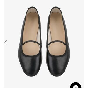 A.P.C. Black Leather Women's Flats